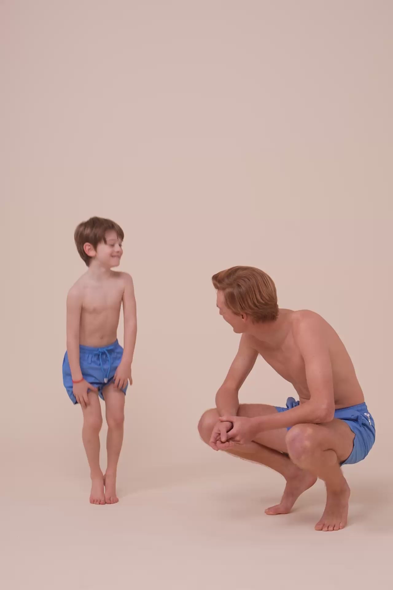 Madeira Kid Swim Trunks - 2-4 years - Solid colors - CORNFLOWERBLUE