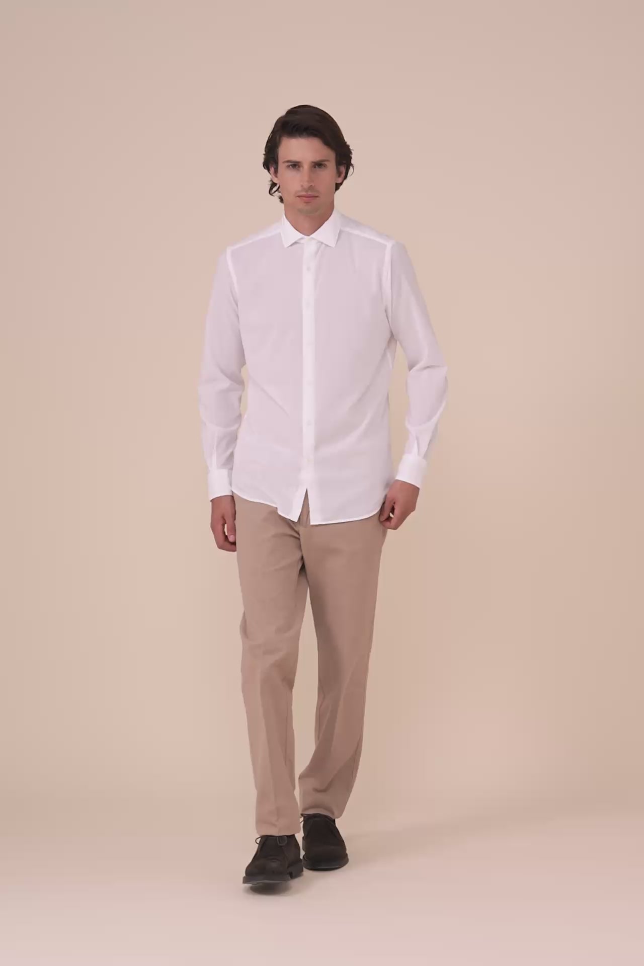 Ninety camicia in voile di cotone nei colori iconici - BIANCO