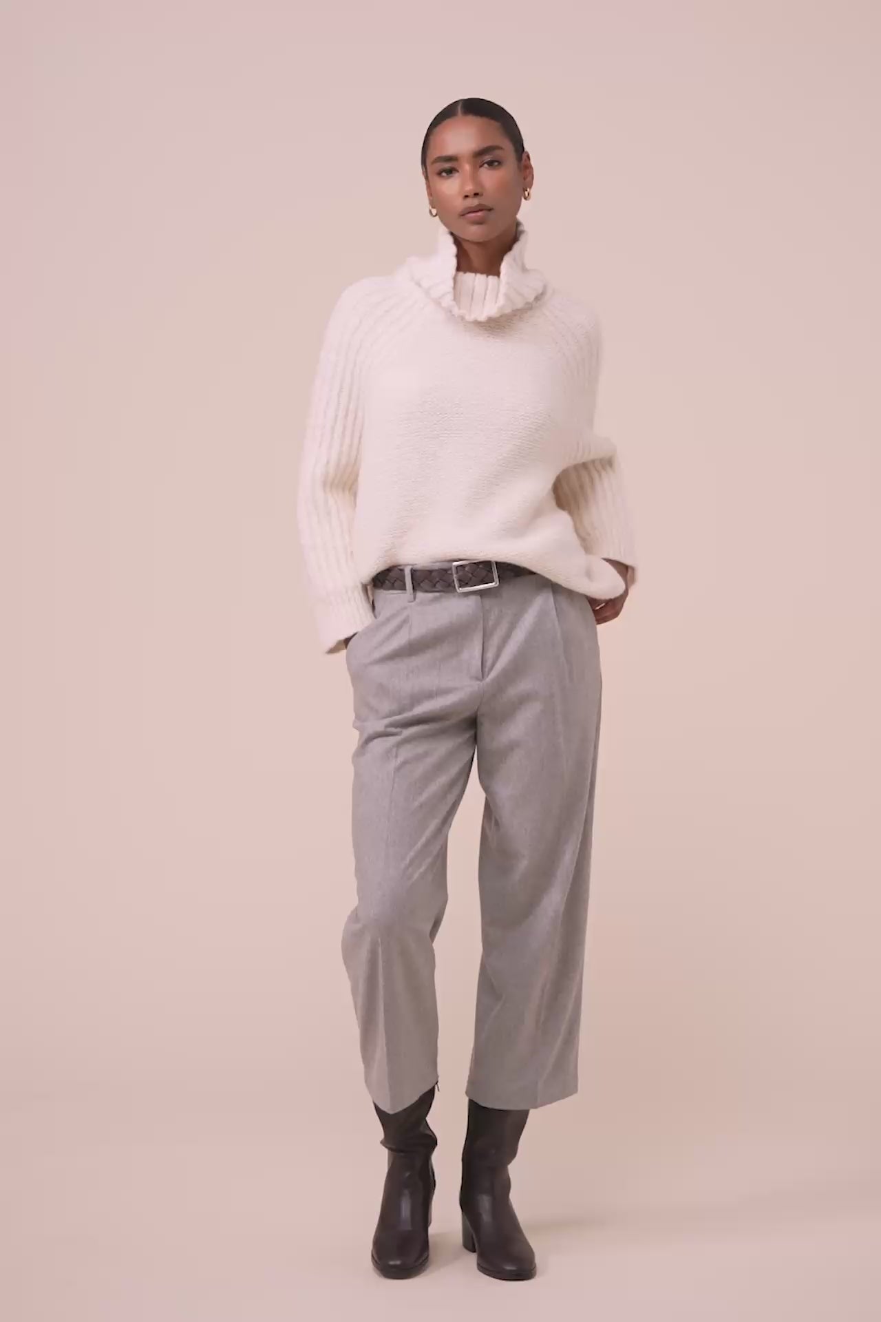 Arca dolcevita in alpaca e lana - LIGHTDENIM