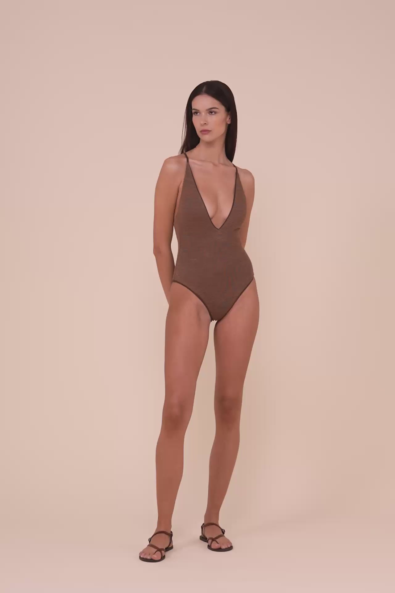 Alaska costume intero in maglia Ebulis - SIENNA