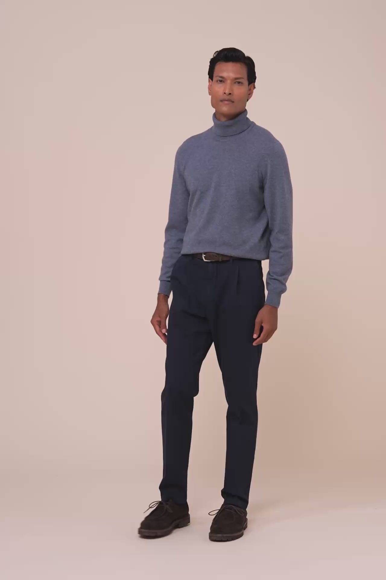 Lord Twill Old Straight Leg Pants - MIDNIGHTBLUE