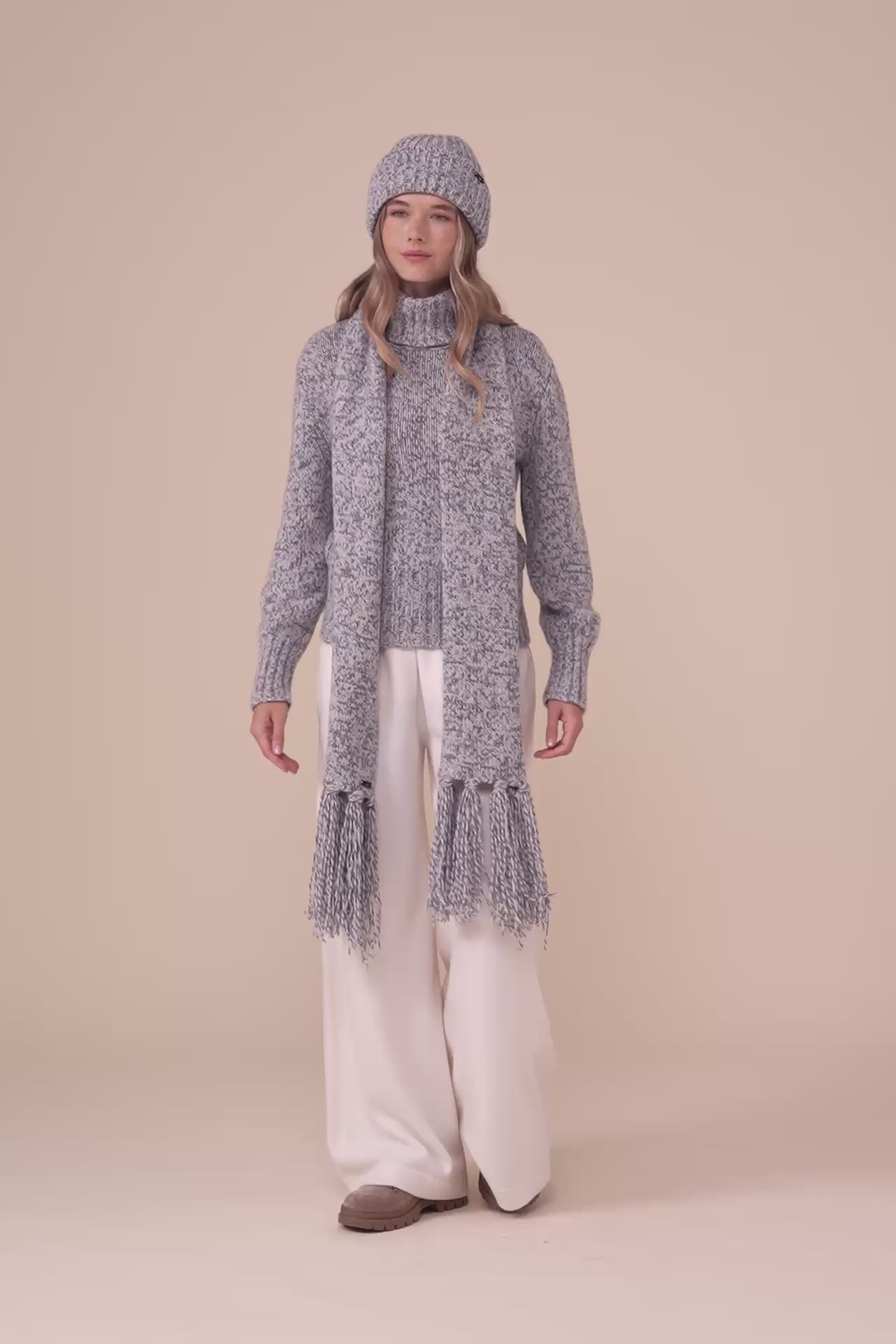 Pila Cashmere Seven Colors Scarf - ICE