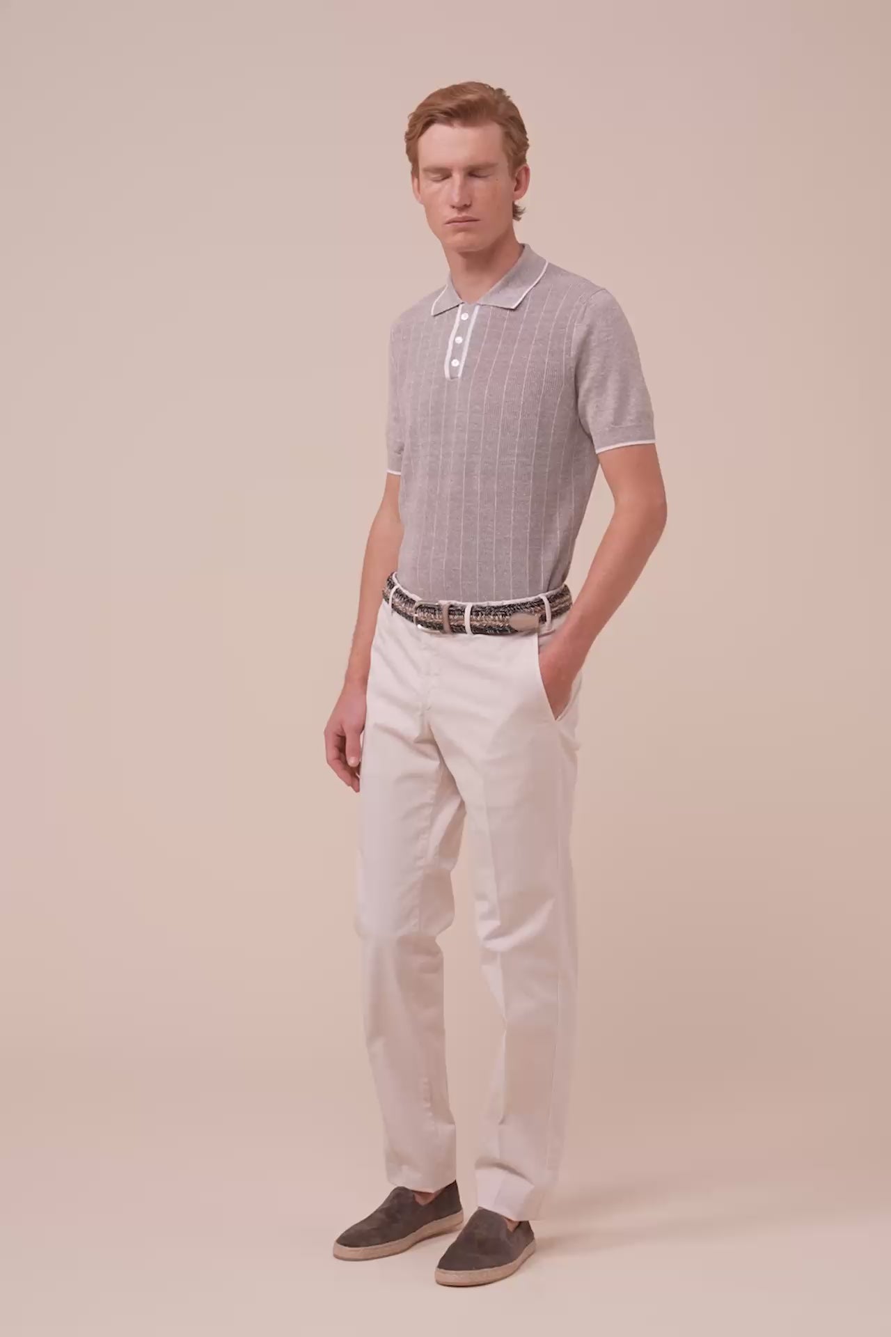 Braided Belt Bicolor - COFFEE