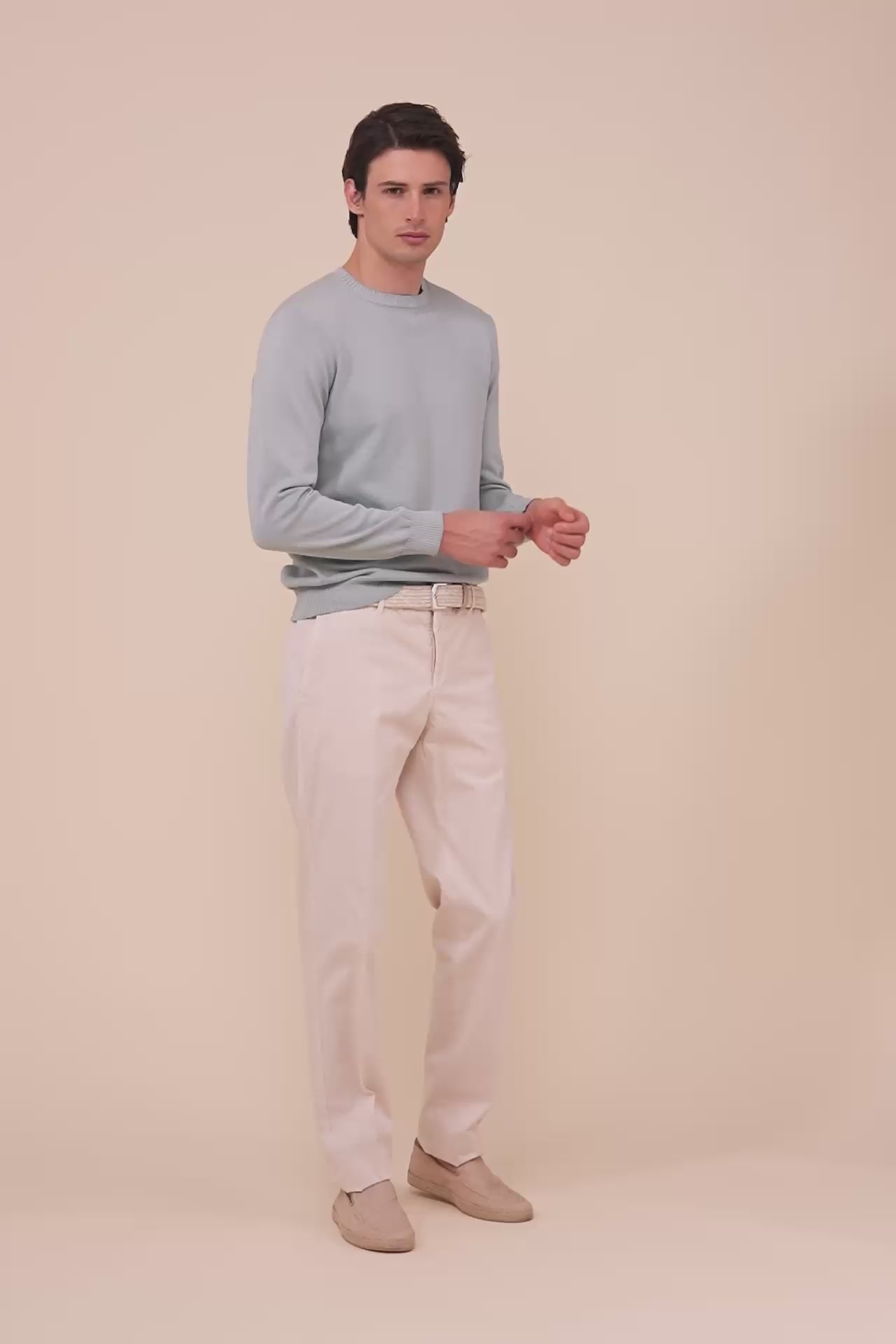Argentina 12 Giza Organic Cotton Crewneck - DARKLAVENDER
