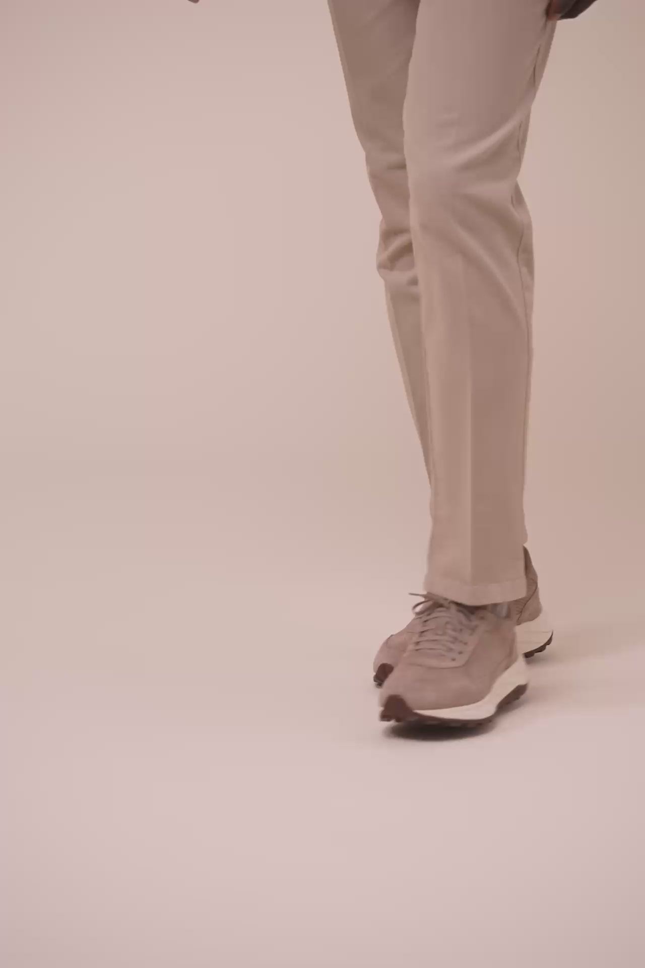 Mira Suede Sneakers - ALMOND