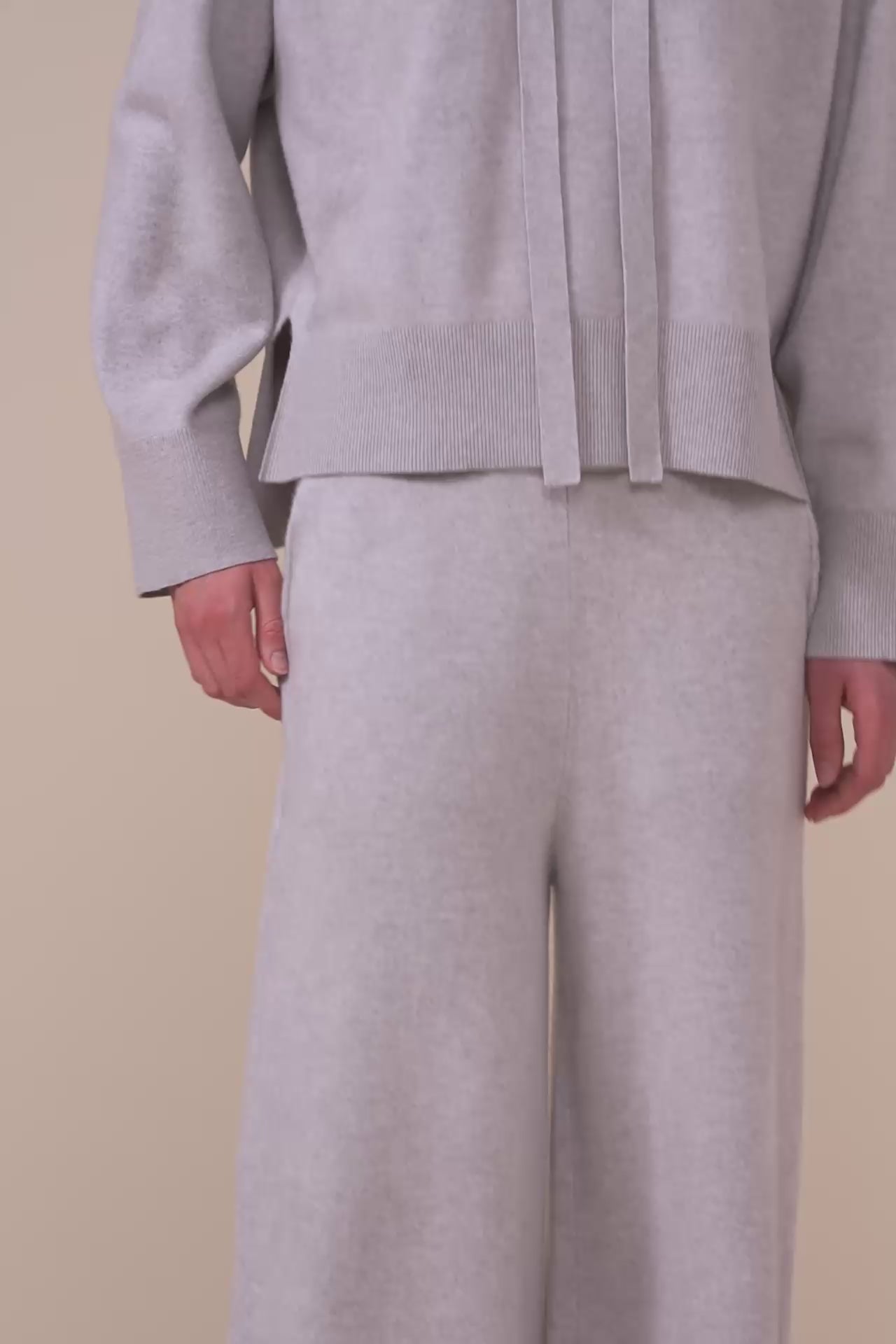 Ammonite Geelong Merino Wool Pants - LIGHTGRAY