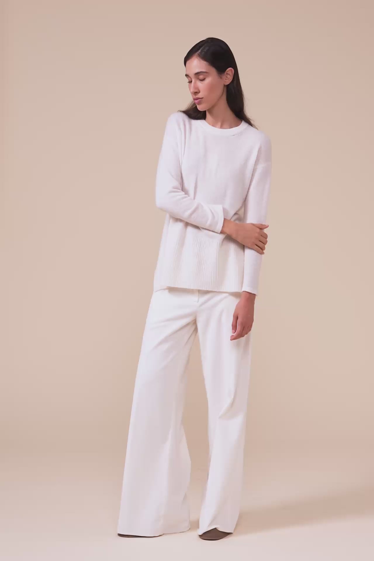 Argentina Niche Cashmere Persia Crewneck - ICE