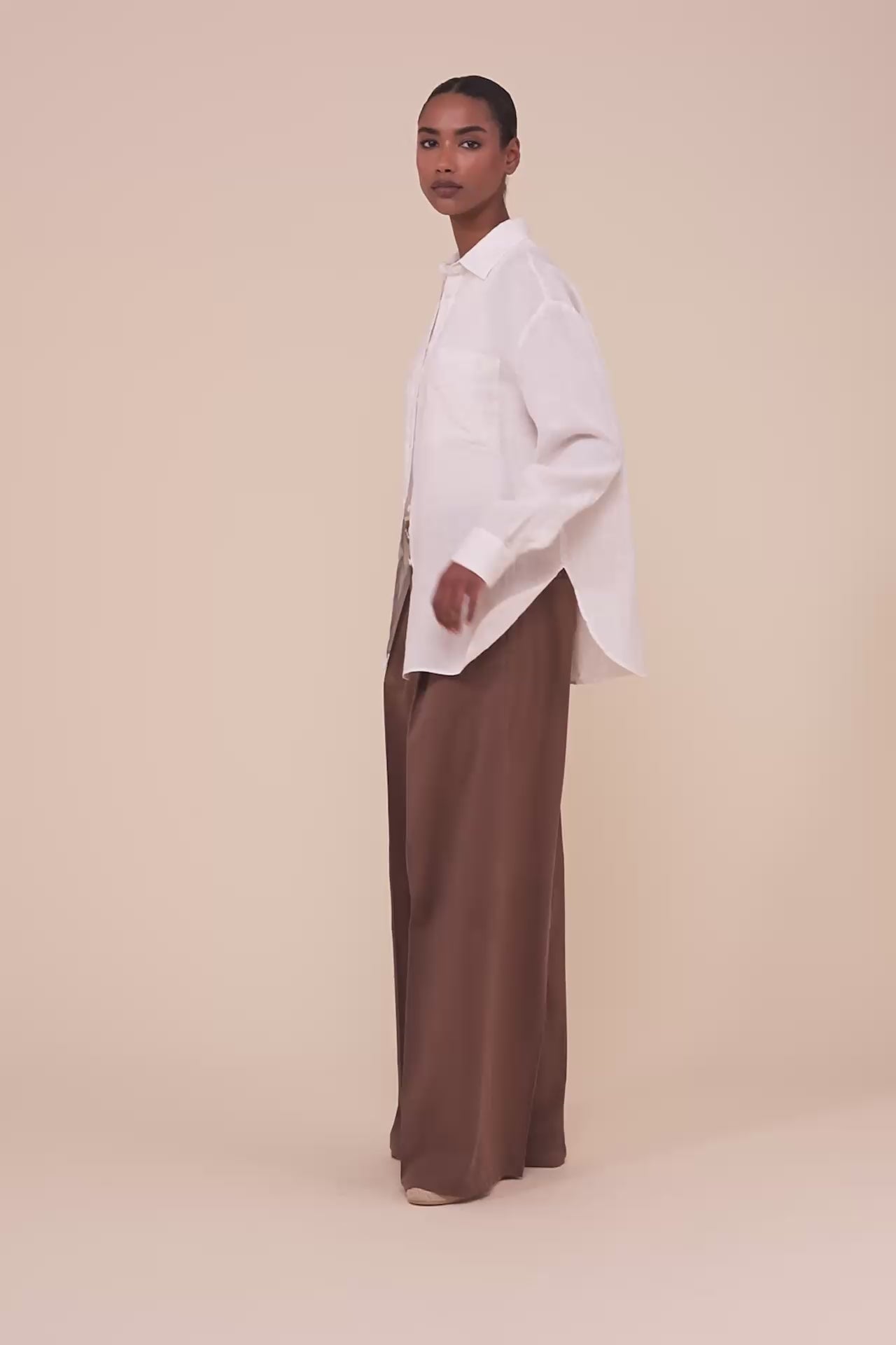 Palmaria camicia in lino - LINEN
