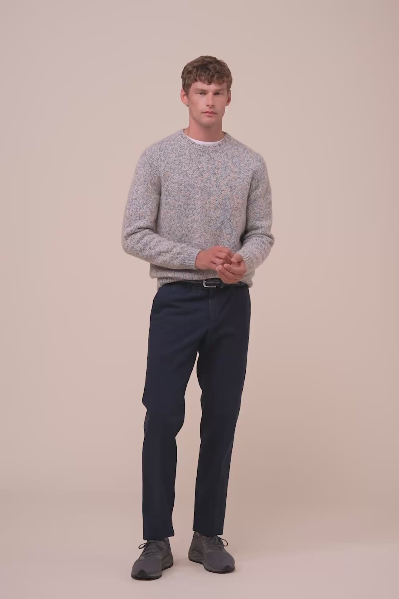 Argentina maglia girocollo in cashmere Scotland - LIGHTDENIM