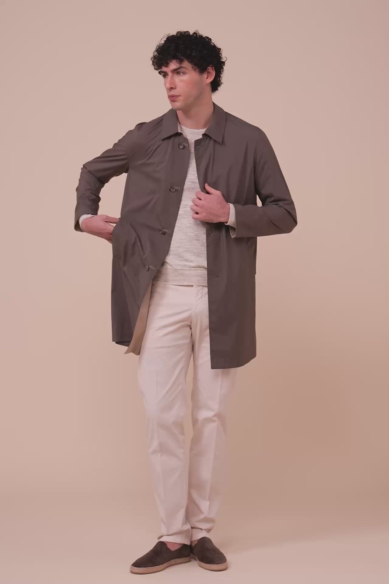 Vendome Airstop Coat - Reversible - DARKGREIGE