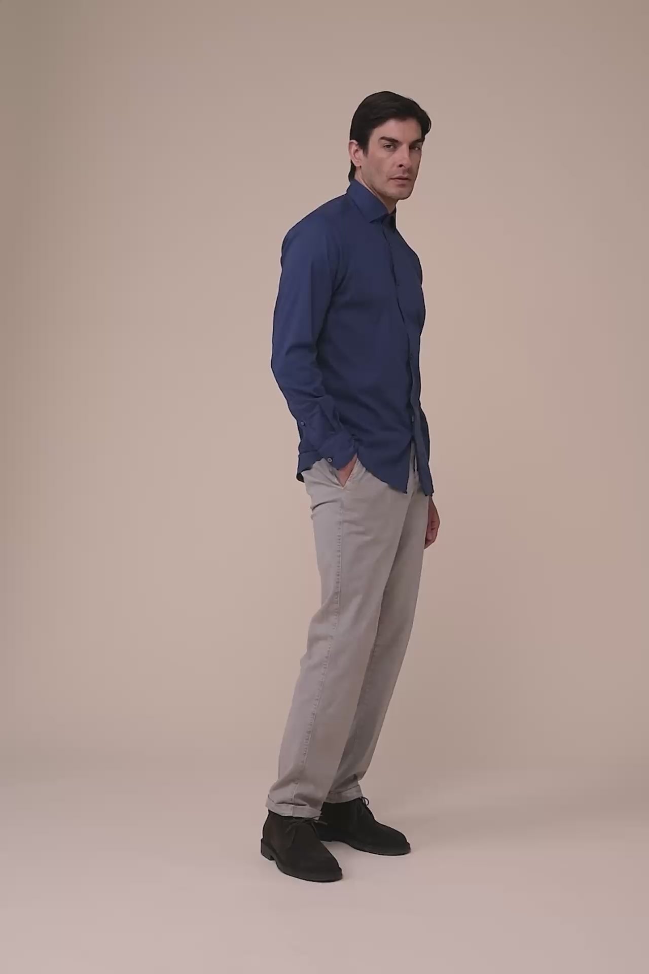 Ninety Cotton Voile Shirt in iconic colors - WHITE