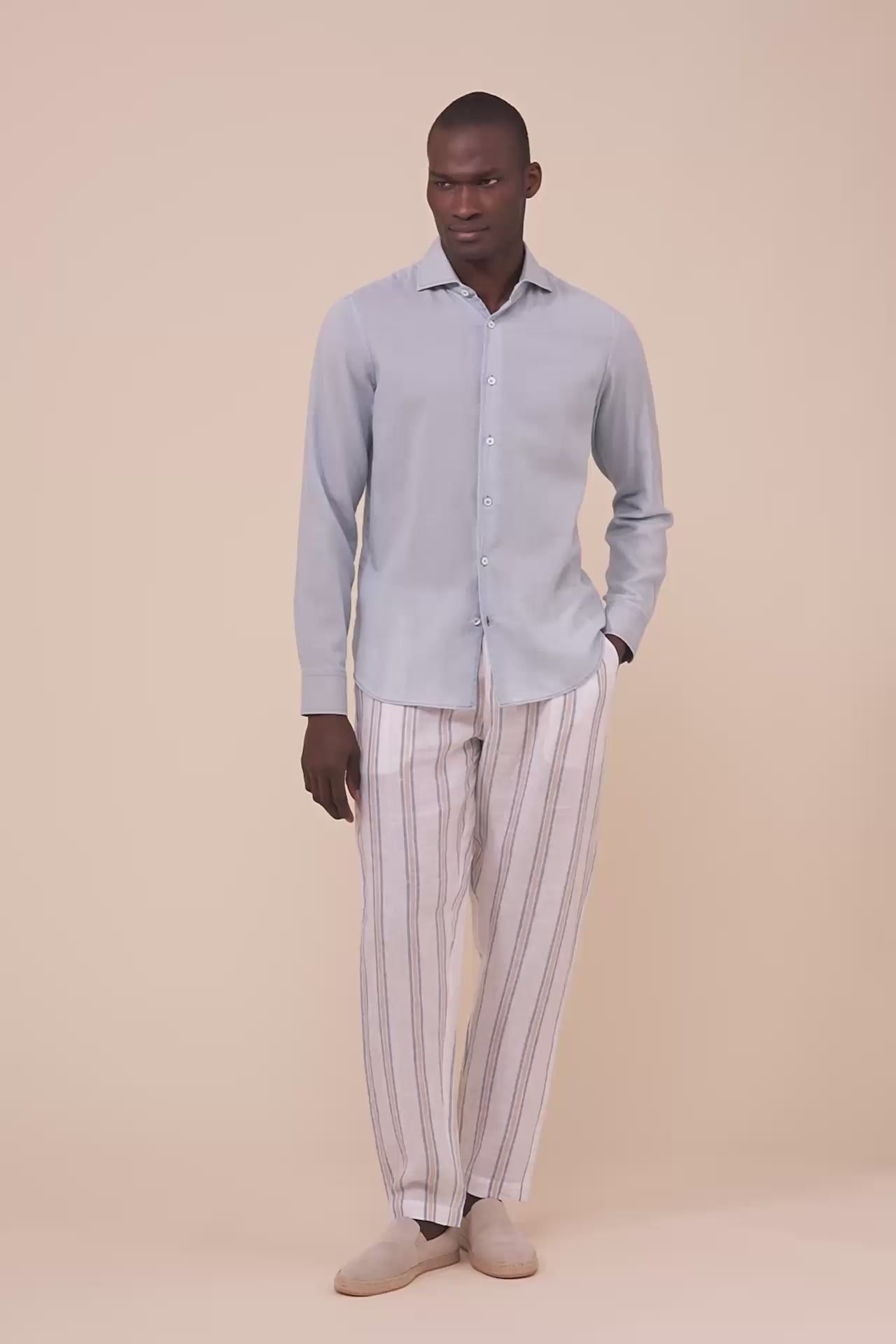 Sean camicia in denim leggero - WAVE