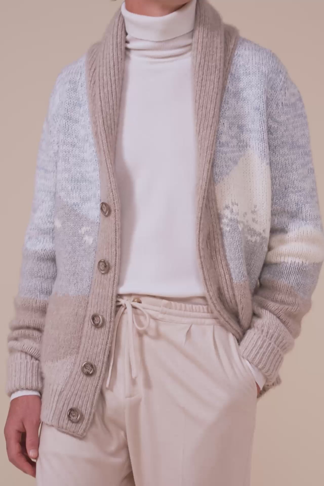 Baitone Cashmere Handmade Cardigan - V.U.