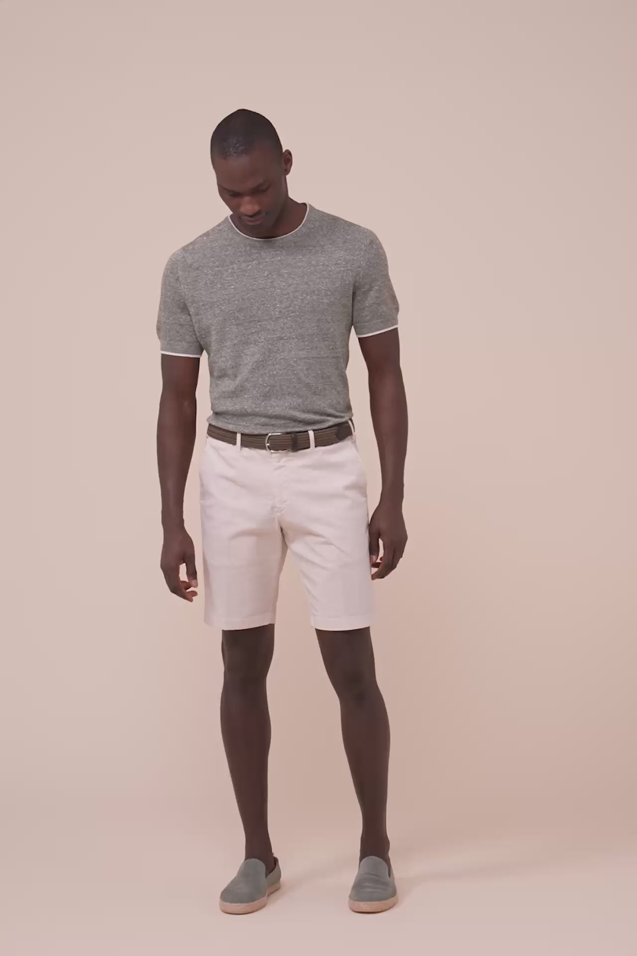 Egeo espadrillas in pelle scamosciata  - OLIVEGREEN