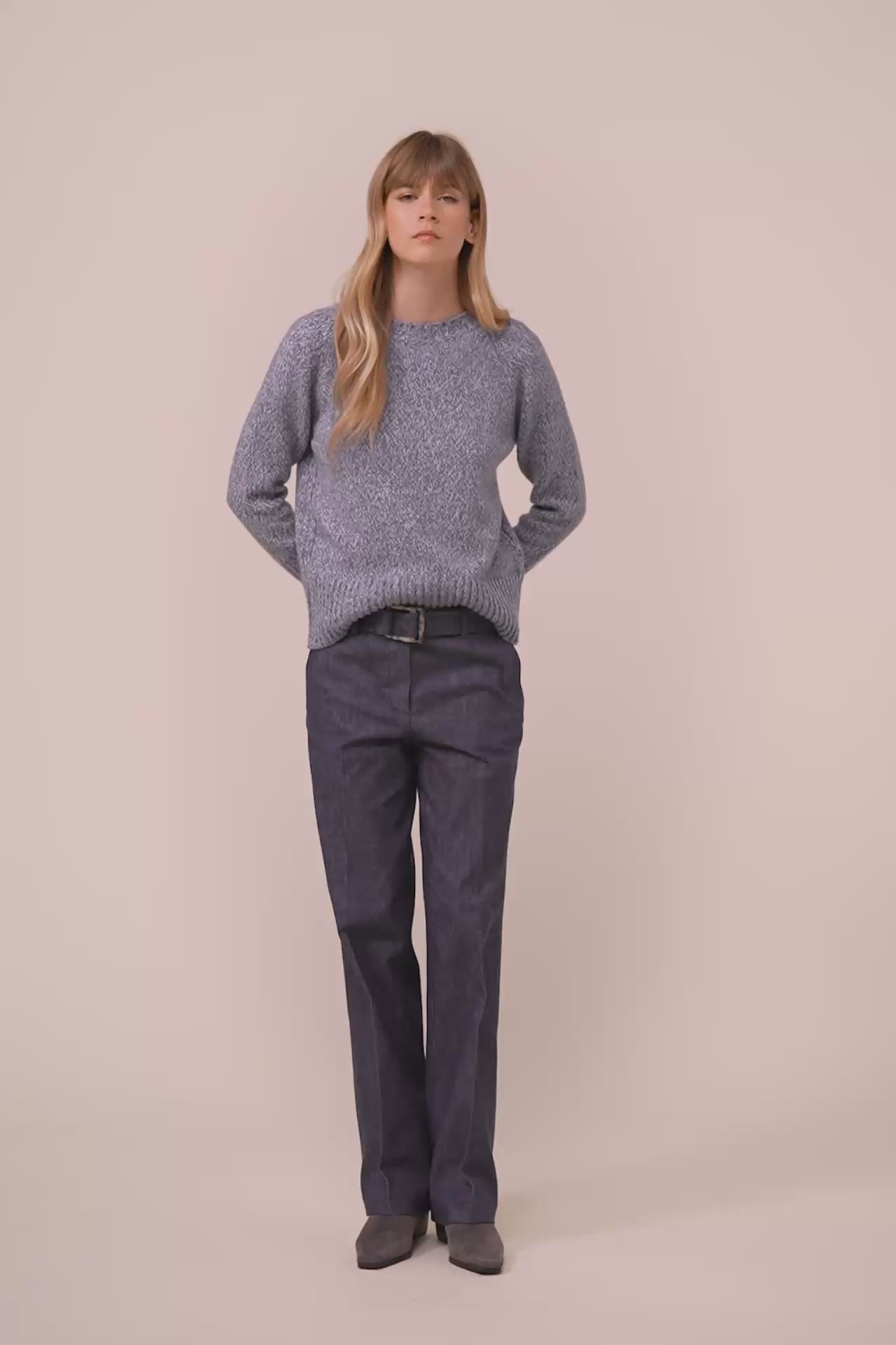 Argentina girocollo 4 colors in cashmere - LIGHTDENIM